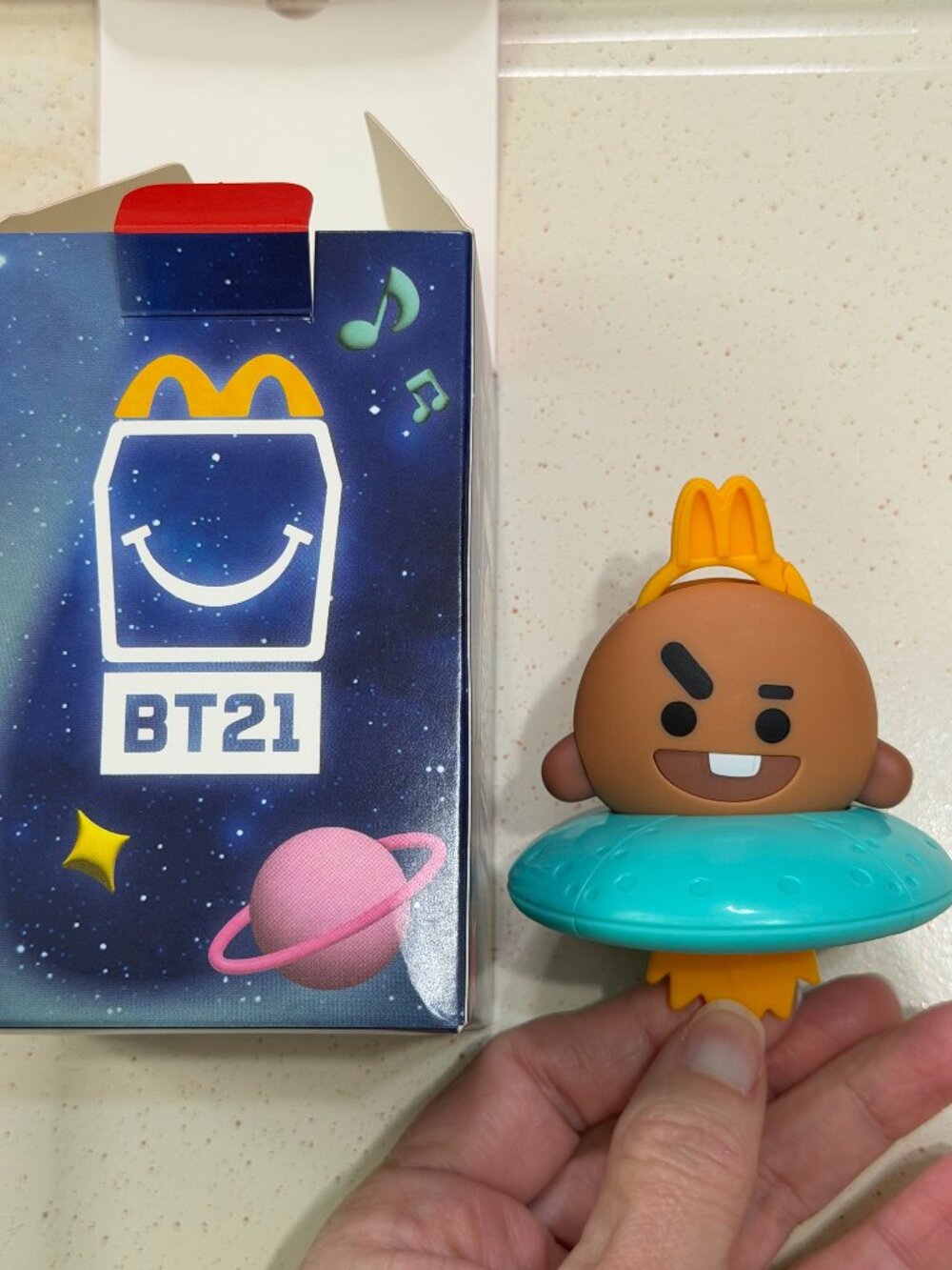 BT21 Shooky McDonald’s 2025 Happy Meal Toy BTS Figure UFO w/ Box